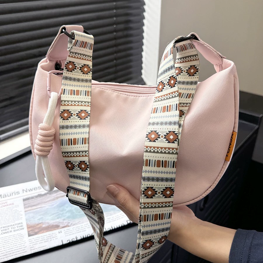 2024 модная корейская новая сумка женская осенняя повседневная дикая крестная сумка для пельменей