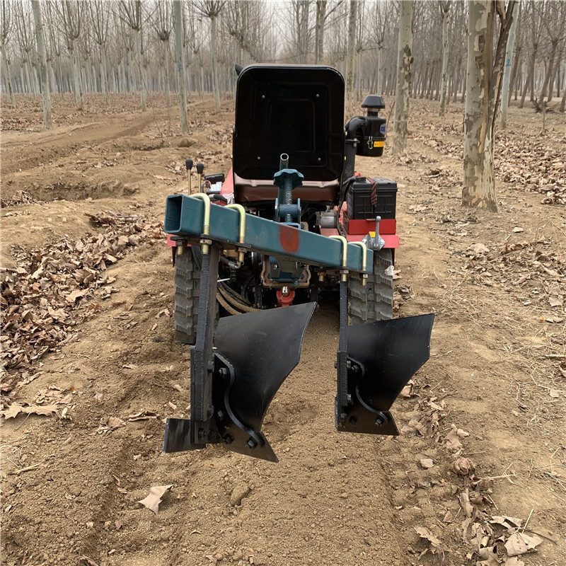 履带拖拉机农用家用翻地开沟回填松土机 多功能耕田犁地起垄机