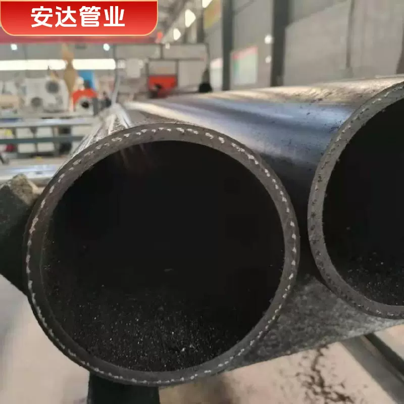 大口径hdpe钢丝网骨架复合管 钢塑钢丝孔网聚乙烯消防给水管 管材