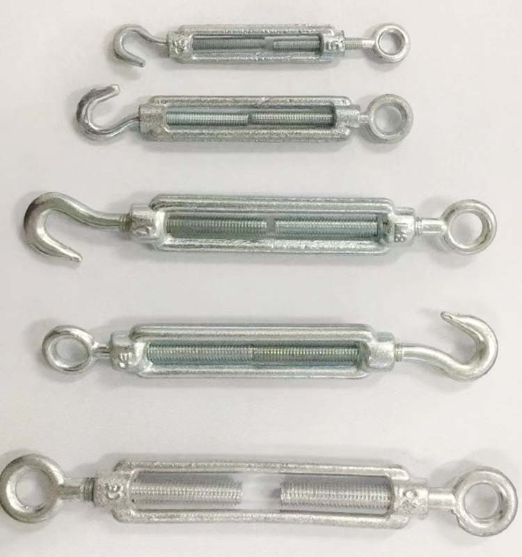 厂家供应马铁锻造花篮螺丝美式电镀锌花兰螺栓等五金紧固索具