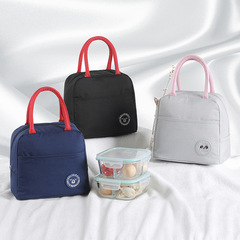 Cute Pet Cartoon Insulated Lunch Box with Handbag for Students, Oxford Cloth Picnic Lunch Bag, Bulk Selling