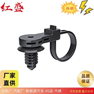 The fixed tie is suitable for stud external tooth T50SOSSBD-M8-PA66HSW-BK 157-00171