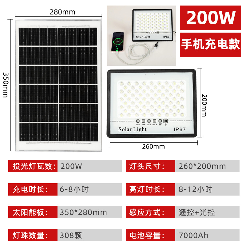 200W 휴대 전화 충전