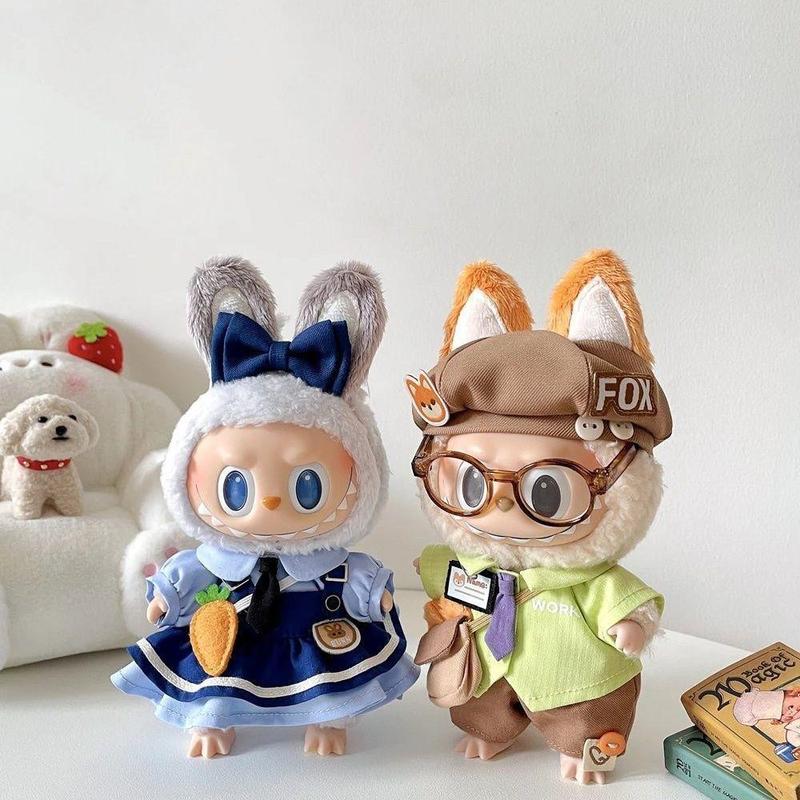 小兔日记&小狐周刊 10cm/15cm/海星体/浮梦娃衣套装棉花娃娃衣服|undefined
