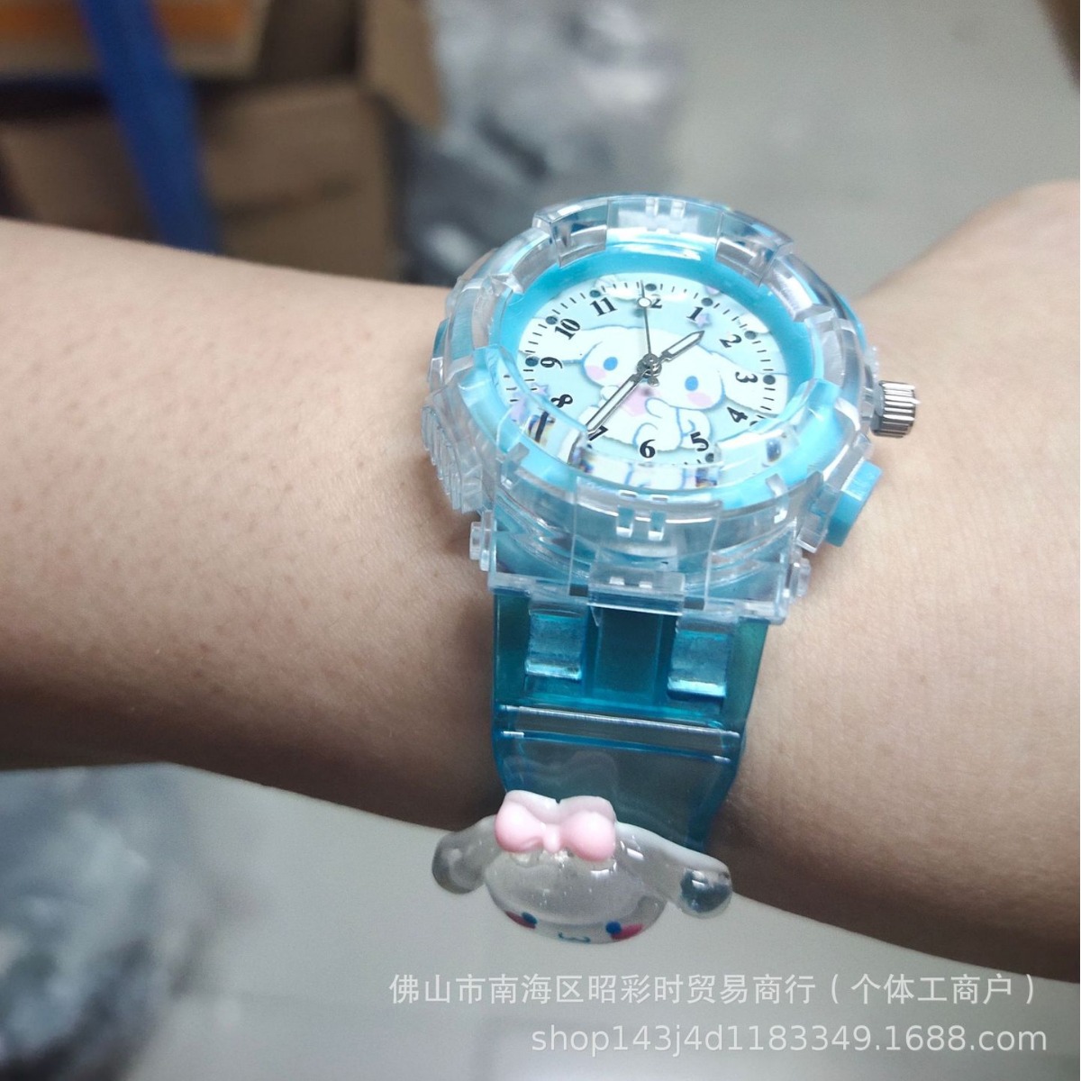 Children's Watch Cartoon Sanrio Kulomi Luminous Electronic Watch Women's Digital Pointer Quartz Watch for Primary and Secondary School Students