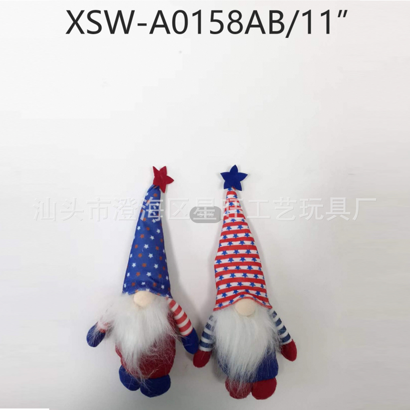 Personalizada muñeca de Pascua sin cara encantadora muñeca sentada día de la independencia enano viejo encantador Rudolf personalizado