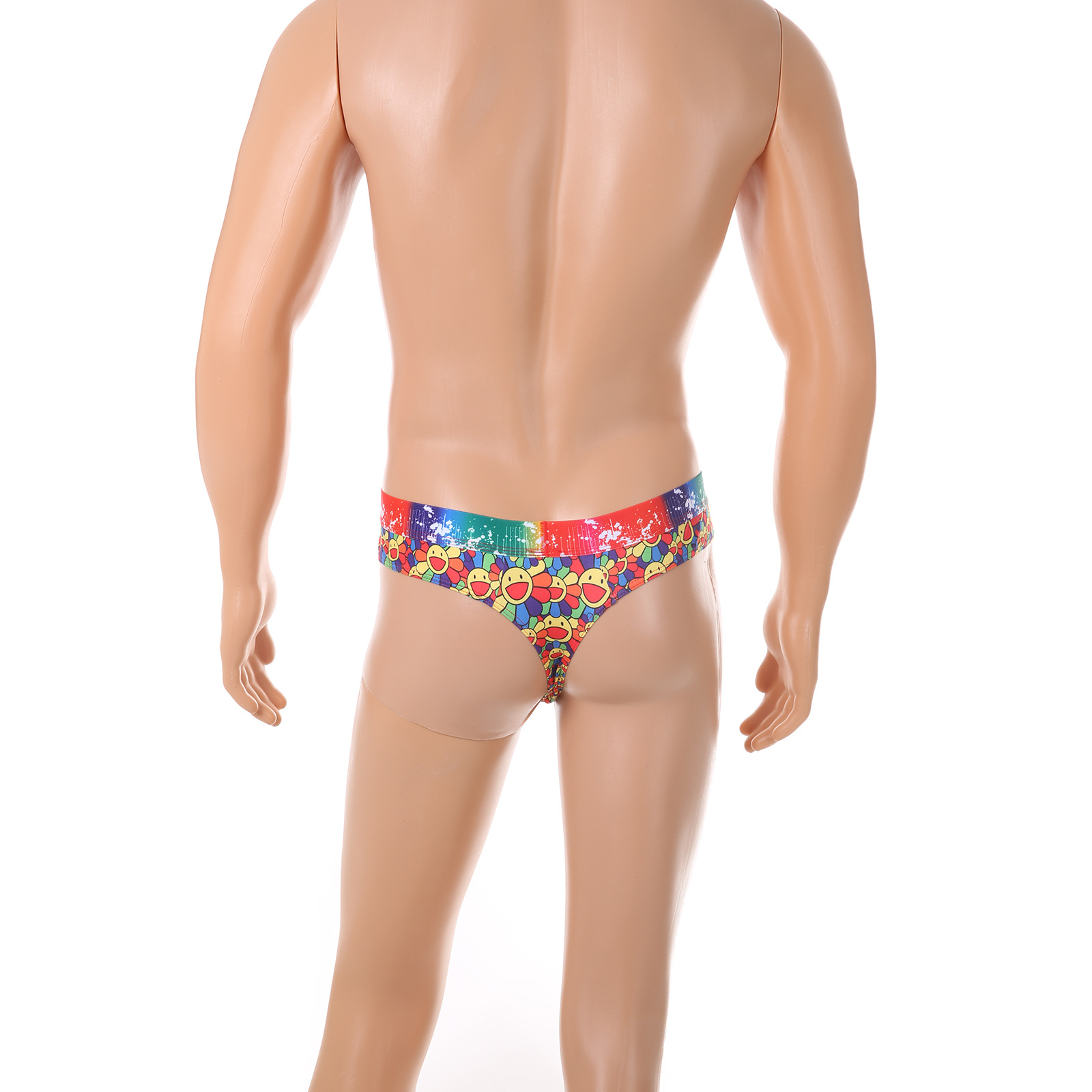 Temu Hot-Selling European and American Halloween Funny Thong Men's Sexy U-Convex Large Bag Bikini T-Pants Sexy Intimates