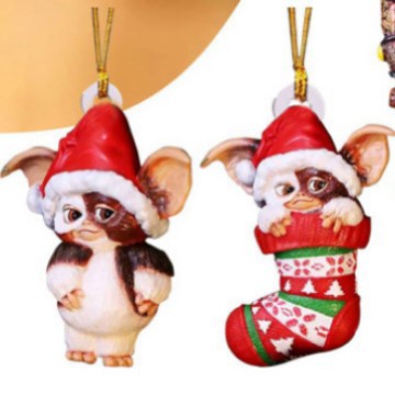 2023 transfronterizo nuevo lindo calcetines de Navidad coche mochila colgante decoración del hogar adornos perro dragón decoraciones