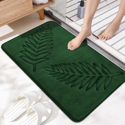 Cross-border e-commerce memory foam bathroom mat, bathroom water-absorbent anti-slip mat, living room bedroom kitchen entrance mat