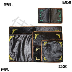Black and white double-sided velvet look at goods cloth jewelry display cloth jewelry counter mat bottom cloth jade jade text play display pad cloth