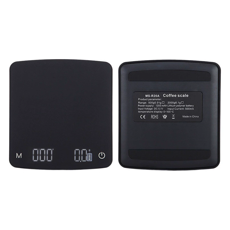 Многофункциональные электронные весы для кофе, ручные весы и итальянские перезаряжаемые кухонные весы с сенсорным экраном, бытовые коммерческие кофейные руки