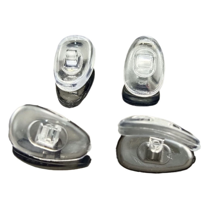 PVC plastic glasses thickened curved nose pad non-slip nose pad accessories screw bracket transparent