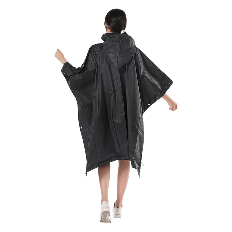 Impermeable especial para auto con hebilla lateral de EVA para adultos, no desechable, poncho simple, venta al por mayor, portátil.
