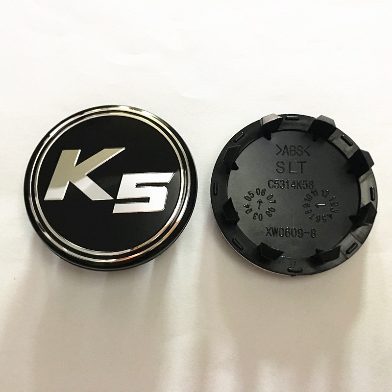4x 58mm KIA Nabendeckel Radkappen K2 K3 K5 Souranto C5314K58