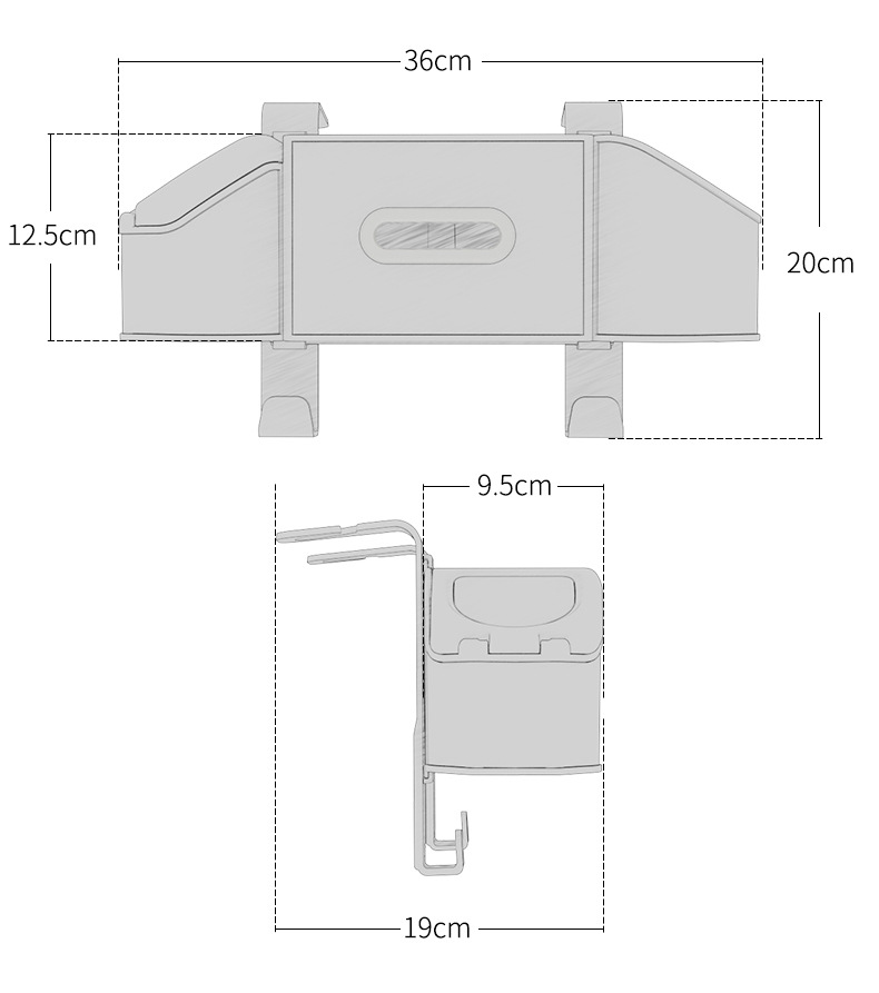 Car Seat Back Storage Box Hanging Bag Multifunctional Storage Box Car Seat Back Storage Box Car Interior Decoration