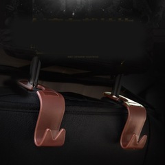 Car hooks 4 pieces, vehicle-mounted, hidden behind the seat creative car hooks, multi-functional car accessory