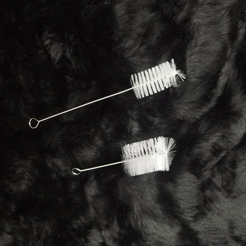 Fábrica al por mayor botella pequeña cepillo de tubo de ensayo cepillo de limpieza cepillo de botella de PET cepillo de nylon ecológico