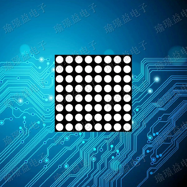 Светодиодный точечный матричный модуль F3.75 8*8 Конайнен красный 1588AS1588BS Большое количество гарантии качества