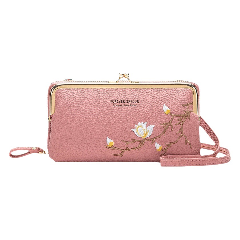 Simple and Versatile Mobile Phone Bag for Women, Multi-Functional, Large Capacity, Hand-Held and Cross-Body, Direct Supply from the Manufacturer, Women's Long Wallet, Fashionable