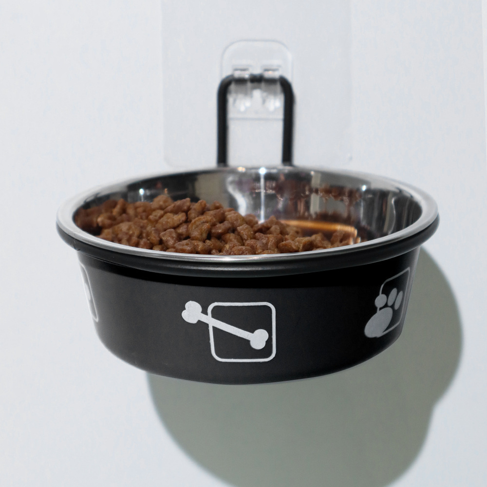 프린트된 블랙 선반 그릇