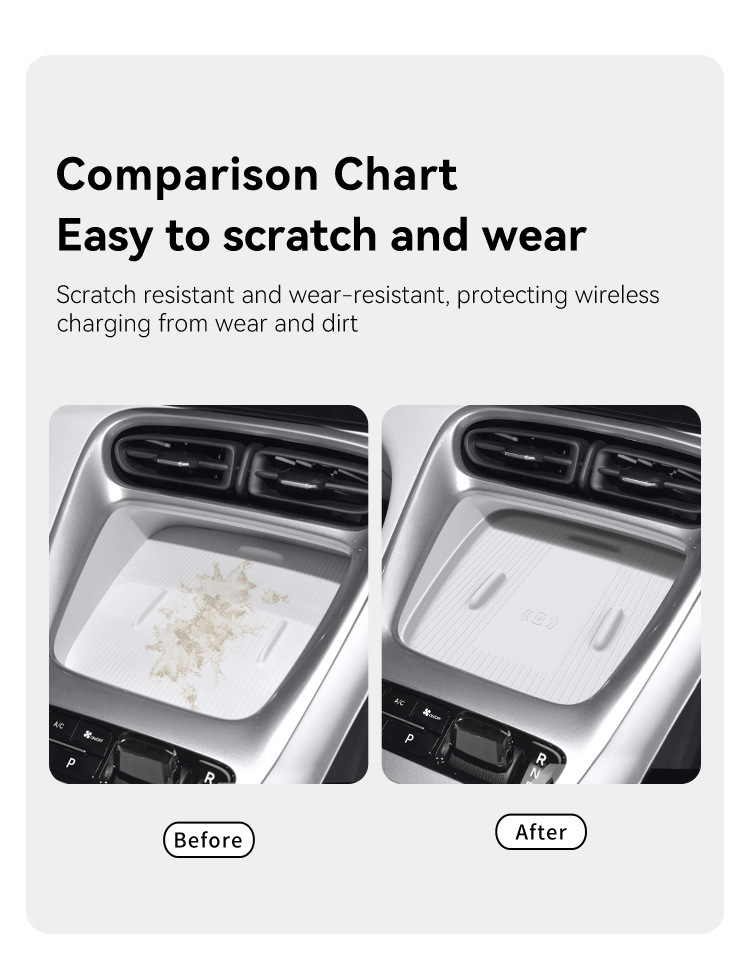 Suitable for 2024-2026 Geely Xingyue EX2 wireless charging silicone pad, center console protection, anti-slip car-specific modification