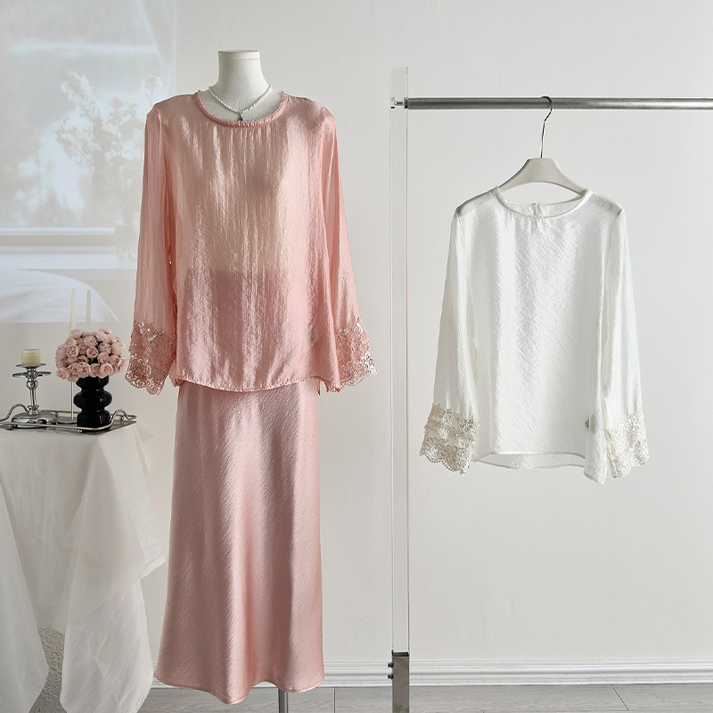 Real Shot of New Chinese Style Vest for Women 2025 Summer New Style Embroidered Sequin Beaded Gauze National Style Layered Shirt Thin Women