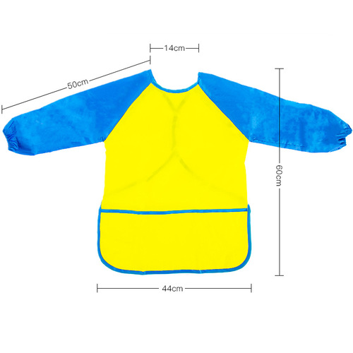 Art painting children's smock graffiti painting kindergarten art anti-dressing eating waterproof anti-fouling long-sleeved apron