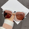 Fashionable sunglasses, advanced glasses, sun protection cream, gradient, new collection, high-quality style, UF-protection