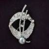 Small brooch, suit lapel pin, universal pin from pearl, accessories, light luxury style, wholesale