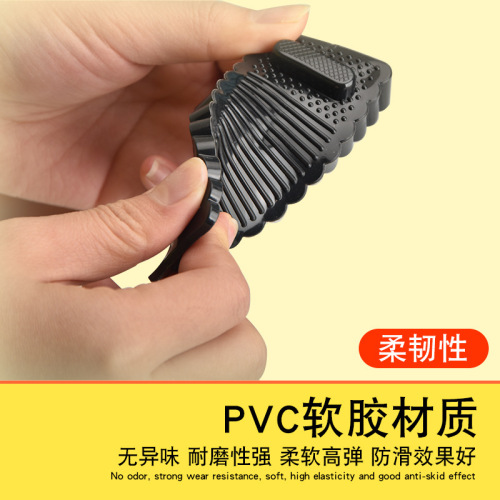 Door Stop, Weather Stripping, Impact Barrier, Poreless Rubber Door Wedge, Safety Anti-Crush Door Block, Moving Top Door Stopper