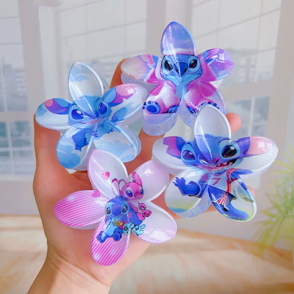 Plastic Egg Flower Stitch Claw Clip Cute Hairpin Shark Clip Cute Hair Accessory Hairpin for the Back of the Head