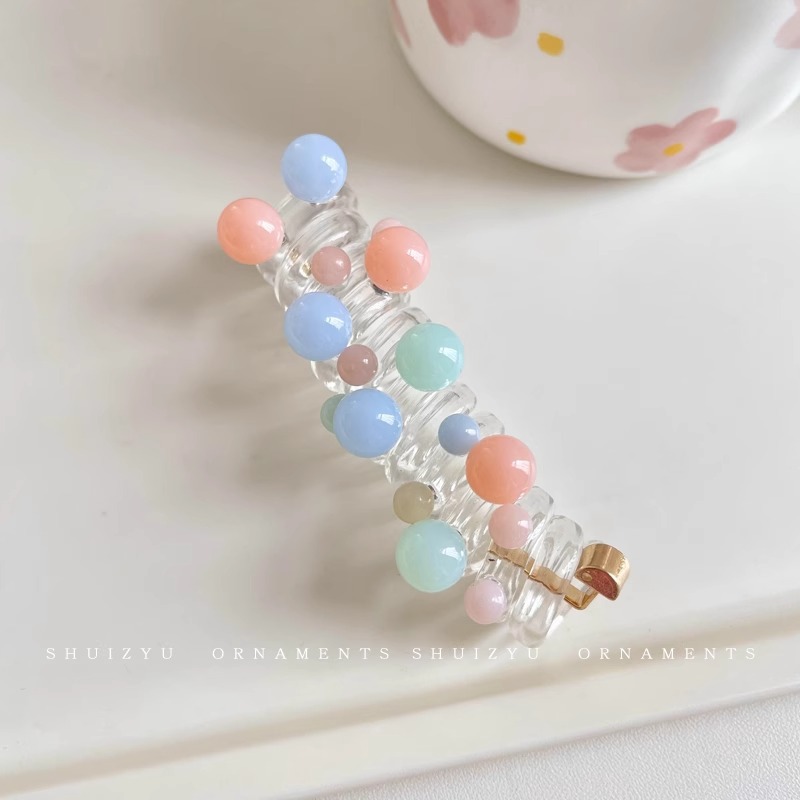 Primavera línea telefónica anillo de cabello cuerda cabeza nuevo artefacto de cabello trenzado colorido lindas estrellas burbujas trenzas adornamientos para el cabello de niños