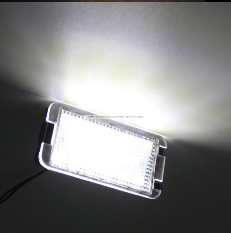 2pcs 18led license plate lights for VW SEAT 04-09 Toledo 5P Ibiza 6L03-08 models