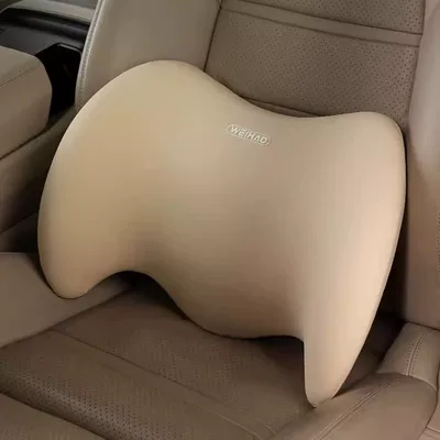 Ice Silk Waist Cushion for | Waist support - beige-lumbar-support-cool-and-skin-friendly