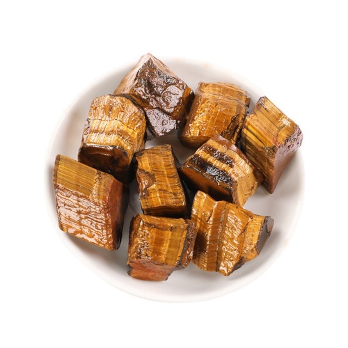 Tiger eye stone rough stone irregular aroma diffuser stone fish tank flower pot decoration stone crystal crafts decoration