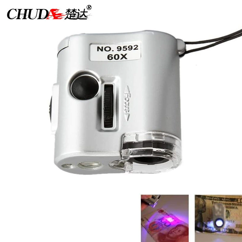 Chuda 9592 E-Commerce взрывы 60 раз мини-микроскоп Ювелирные изделия увеличительное стекло идентификация увеличительное стекло