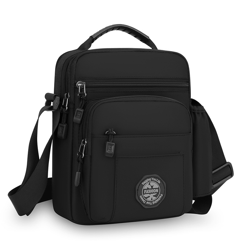 Sports Men's Bag, New Style, Casual Travel and Commuting Shoulder Bag, Simple Retro Versatile Men's Oxford Cloth Bag, Crossbody Bag