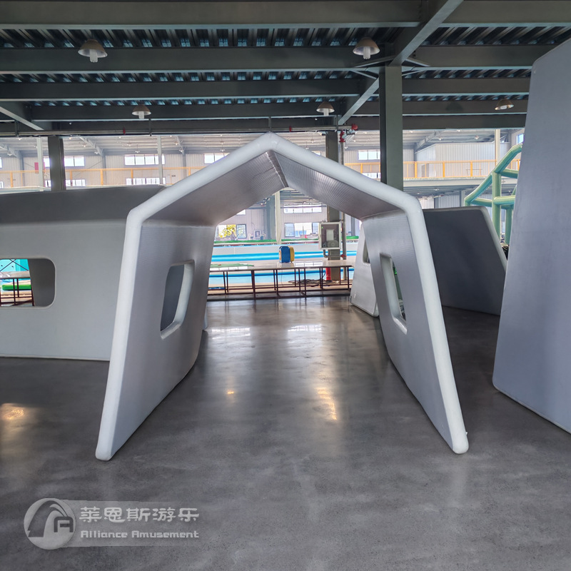 Inflatable tent made of woven fabric, suitable for self-driving camping, emergency rescue, and vehicle-mounted use, no steel frame required