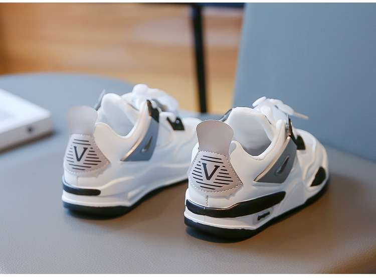 Sport 2023 Herbst Neue Koreanische Ausgabe kinder Laufschuhe Leder Modische Mittlere und Große Jungen_voghion.com