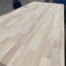 30mm橡胶木指接板板双A级实木指接板橡胶木插接板橡胶木衣柜板