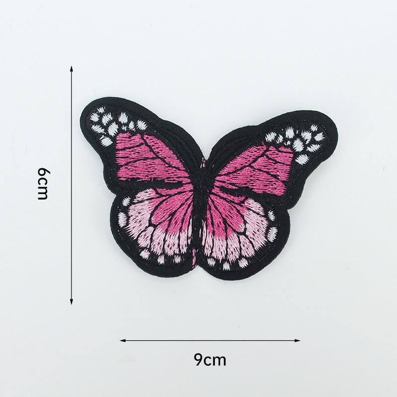 Círculo de bordado de computadora dibujos animados bordados pegatinas de tela letras bordadas pegatinas de toallas bordadas pegatinas de ropa zapatos sombreros