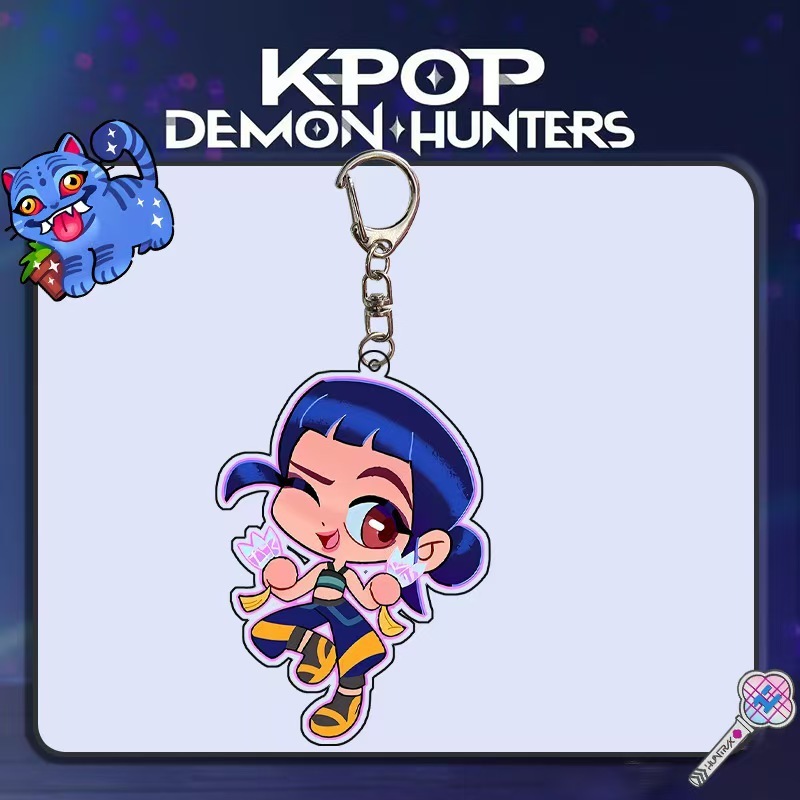 HUNTRIX猎魔女团亚克力钥匙扣可爱动漫包包挂件KPOP周边|undefined