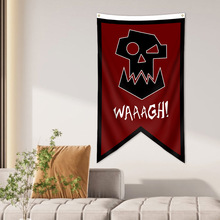 战锤orks waaagh 装饰旗  教室宿舍卧室装饰挂布