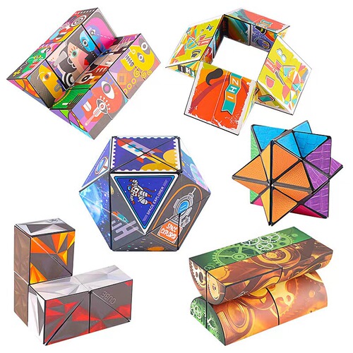 Strong magnetic and ever-changing magnetic Rubik's Cube 3D three-dimensional deformation children's and students' thinking-expanding educational toys cross-border