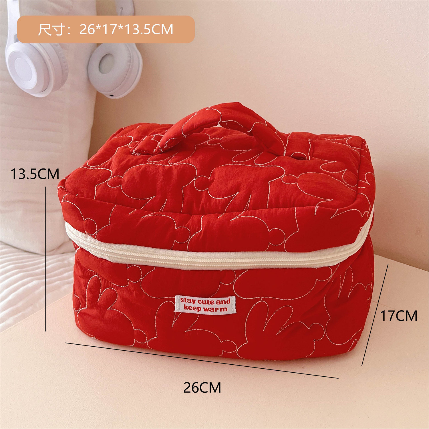 Tengyi Youpin macaron color caja de lápiz bolsa de almacenamiento de tela de gran capacidad embrague simple contraste color bolsa de cosméticos al por mayor