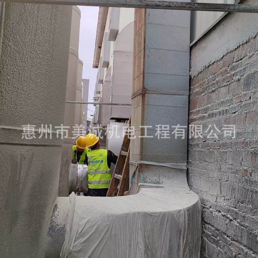 惠州方形排风管 不锈钢直管 工厂通风管道美诚机电风管厂