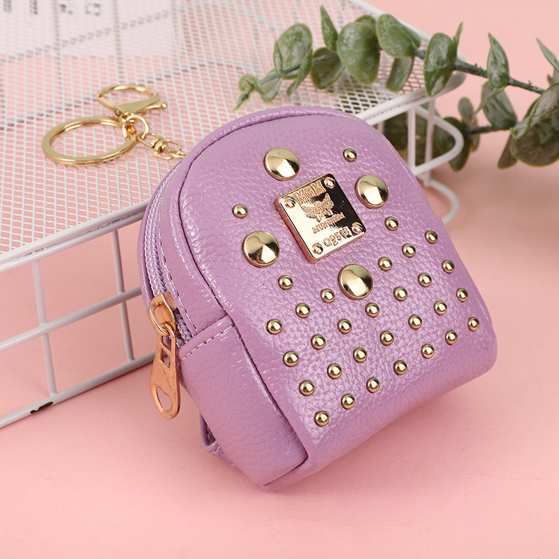 Bolso de las mujeres 2023 nuevo pequeño bolso de La Moneda bolso femenino estudiante todo partido llavero integrado auricular bolsa de la moneda