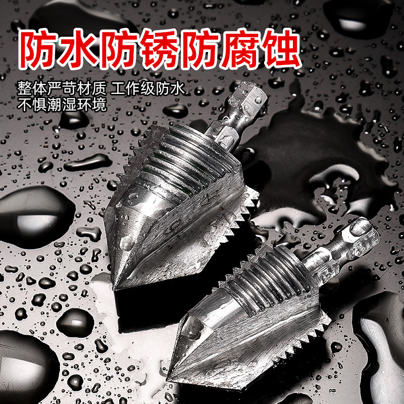 Transfronteriza metal de fundición de aluminio ppr broca de elevación especial de tubería de agua escalera hexagonal ppr broca de reaming