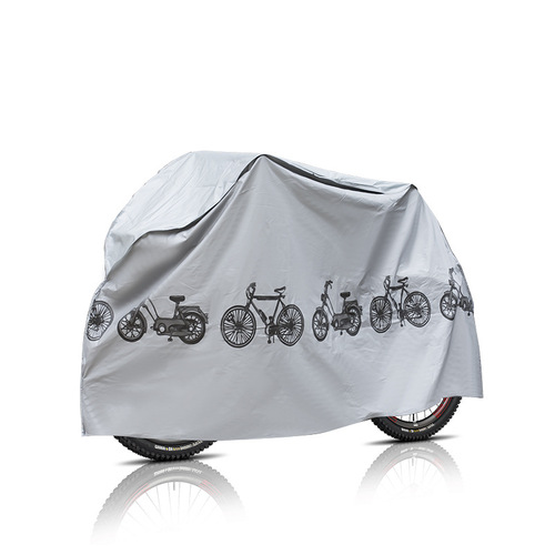 Three-dimensional motorcycle cover PEVA single-layer bicycle electric cover dust-proof, rain-proof and sun-proof cover for all seasons