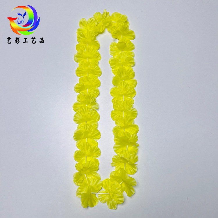 Serie de coronas de macarón 24 pares de pétalos de diámetro 6.5cm de longitud 100cm de tela de poliéster coronas de flores coloridas